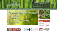 Desktop Screenshot of emporioverde.com.br